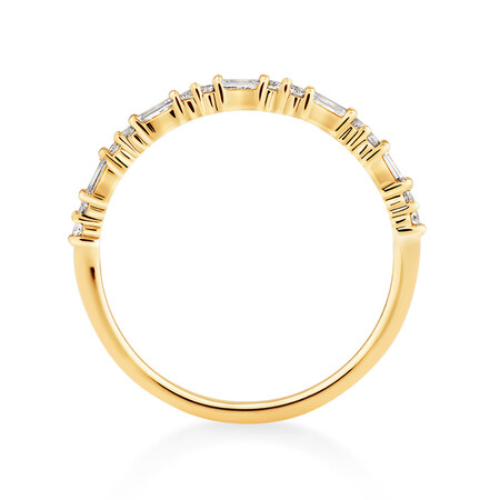 Evermore Wedding Band with 0.20 Carat TW of Diamonds in 10kt Yellow Gold Evermore Wedding Band with 0.20 Carat TW of Diamonds in 10kt Yellow Gold