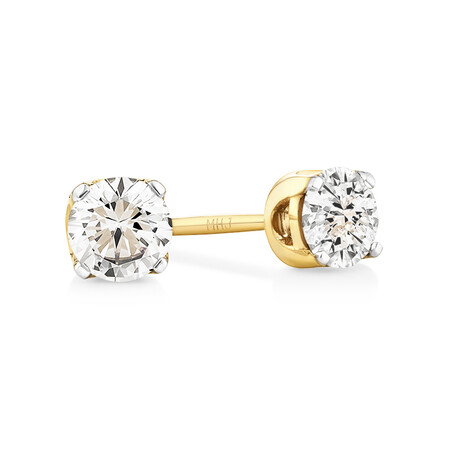 Prelude Stud Earrings with 0.50 Carat TW of Diamonds in 10ct Yellow Gold Prelude Stud Earrings with 0.50 Carat TW of Diamonds in 10ct Yellow Gold