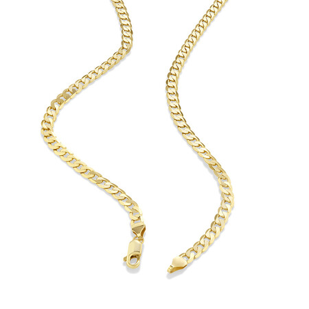 55cm (22") Curb Chain in 10kt Yellow Gold 55cm (22") Curb Chain in 10kt Yellow Gold