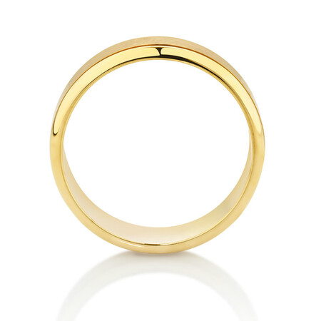 Men's Wedding Band in 10ct Yellow Gold Men's Wedding Band in 10ct Yellow Gold