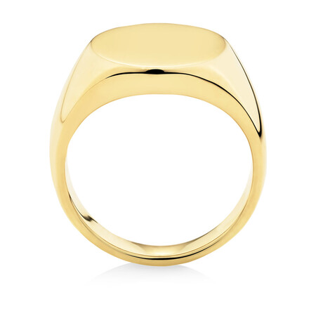 Men's Signet Ring in 10ct Yellow Gold Men's Signet Ring in 10ct Yellow Gold