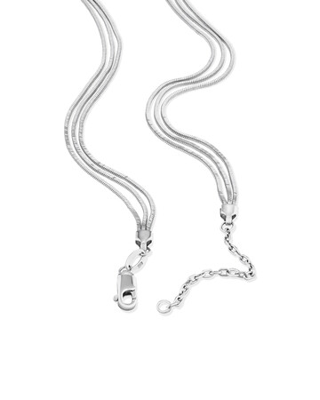 45cm (18") 1.2mm Width Multi Snake Chain in Sterling Silver 45cm (18") 1.2mm Width Multi Snake Chain in Sterling Silver