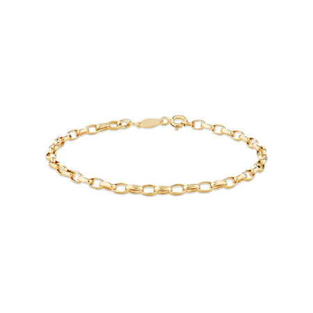 19cm (7.5") Belcher Bracelet in 10kt Yellow Gold 19cm (7.5") Belcher Bracelet in 10kt Yellow Gold