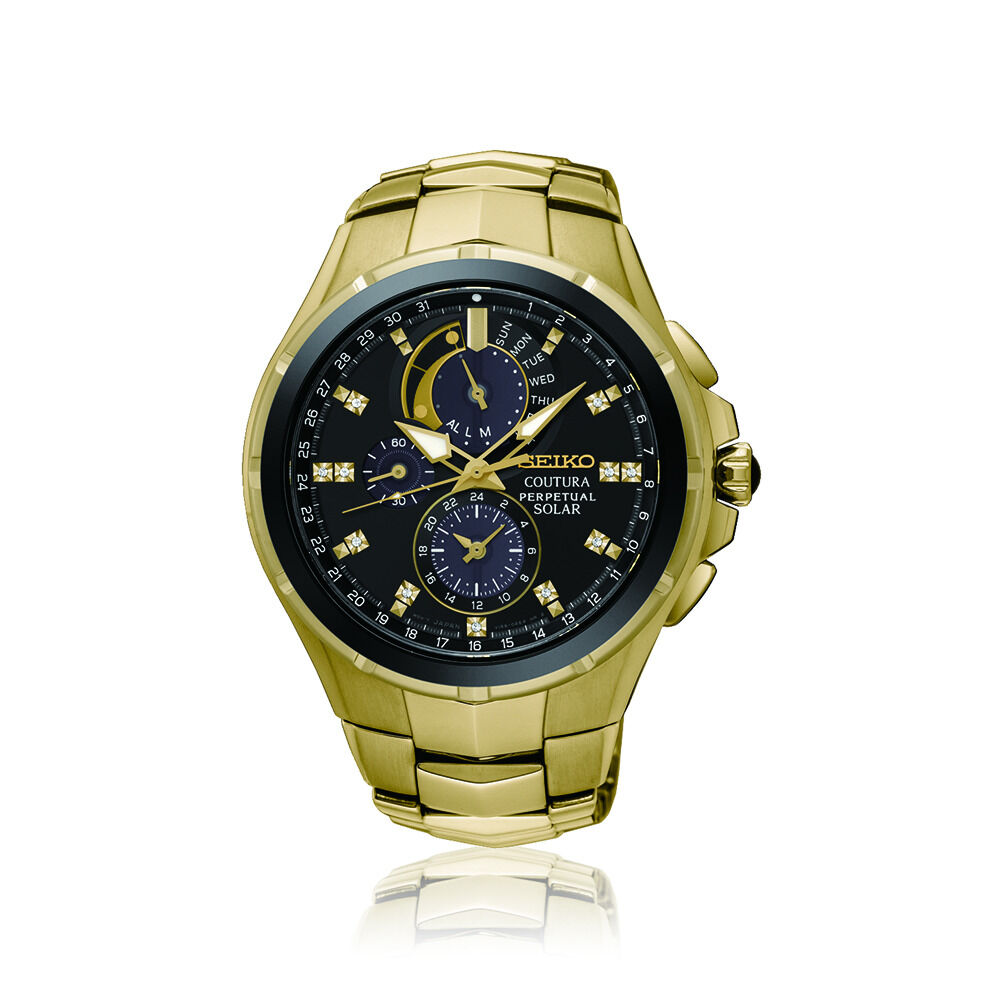 Seiko Men s Coutura Chronograph Perpetual SSC572P Watch