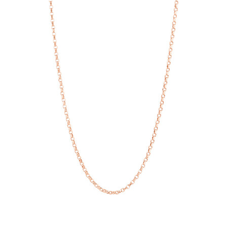 45cm (18") Belcher Chain in 10ct Rose Gold 45cm (18") Belcher Chain in 10ct Rose Gold