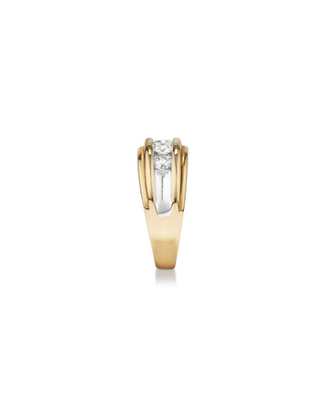 Men's Ring with 1 1/4 Carat TW of Diamonds in 14kt Yellow Gold Men's Ring with 1 1/4 Carat TW of Diamonds in 14kt Yellow Gold