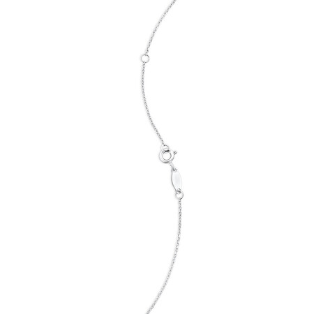 Small Knots Necklace with Diamonds in Sterling Silver Small Knots Necklace with Diamonds in Sterling Silver