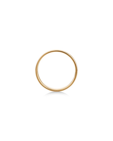 Half Round Wedding Band in 10kt Yellow Gold Half Round Wedding Band in 10kt Yellow Gold