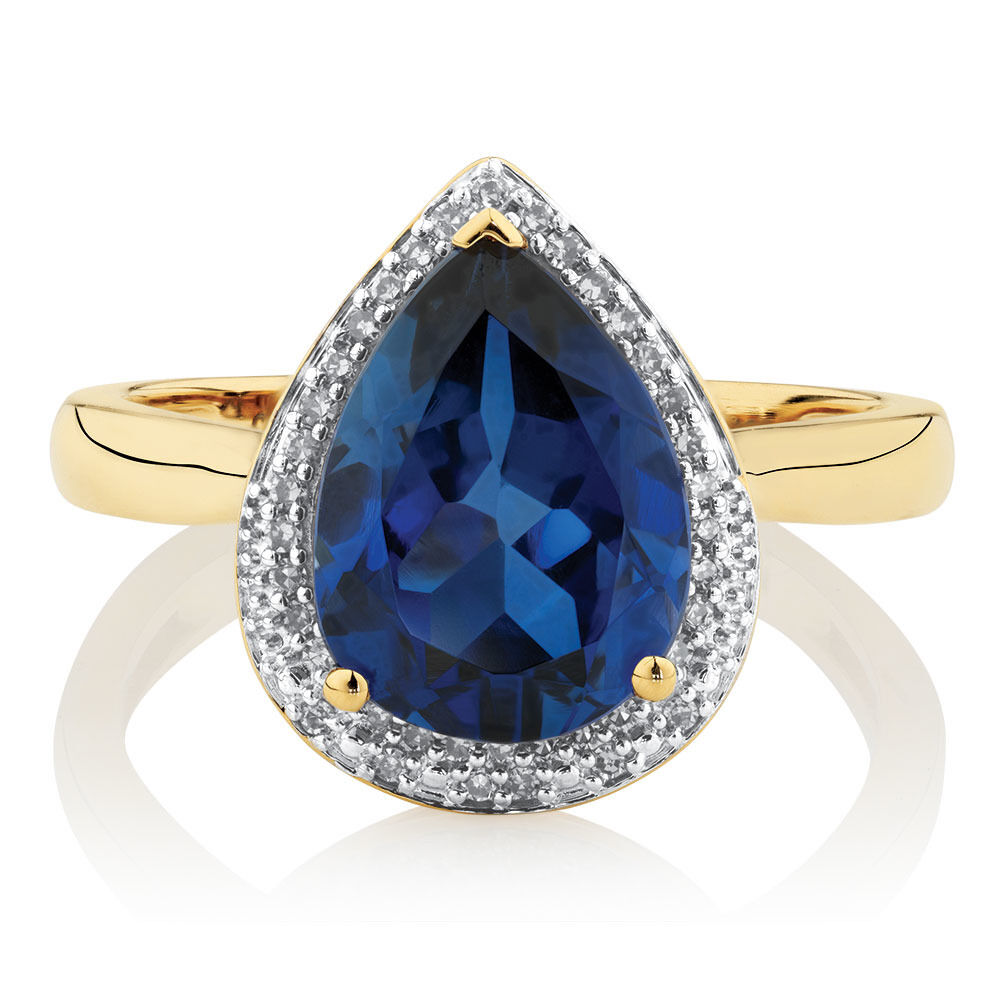 Michael hill sales peach sapphire