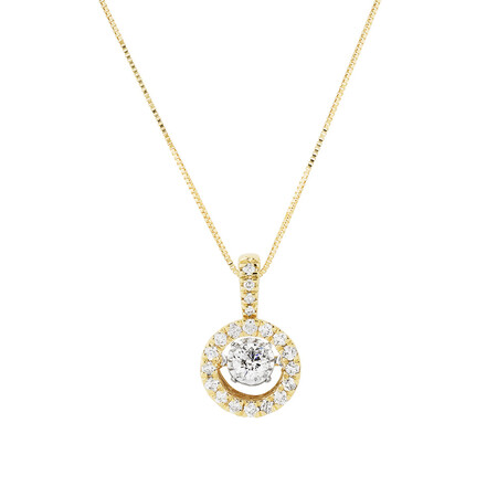 Everlight Pendant with 0.50 Carat TW of Diamonds in 14kt Yellow Gold Everlight Pendant with 0.50 Carat TW of Diamonds in 14kt Yellow Gold