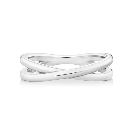 Crossover Ring in Sterling Silver Crossover Ring in Sterling Silver