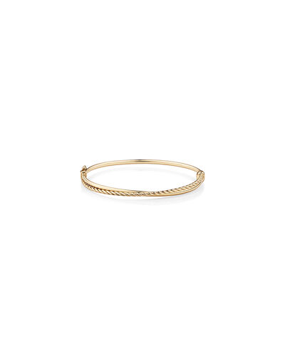 65mm Double Twist Bangle in 10kt Yellow Gold 65mm Double Twist Bangle in 10kt Yellow Gold