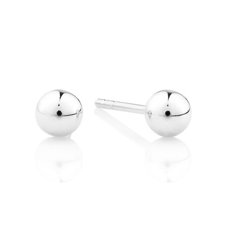 Stud Earring Set with Hamsa, Bar & Ball in Sterling Silver Stud Earring Set with Hamsa, Bar & Ball in Sterling Silver