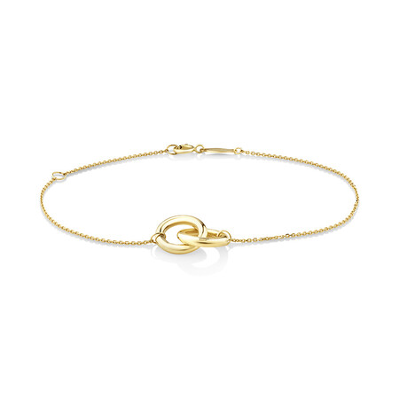 19cm (7.5”) Double Circle Bracelet in 10kt Yellow Gold 19cm (7.5”) Double Circle Bracelet in 10kt Yellow Gold