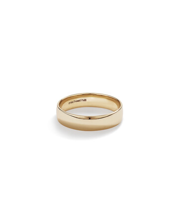 5mm Lite Half Round Wedding Band in 10kt Yellow Gold 5mm Lite Half Round Wedding Band in 10kt Yellow Gold