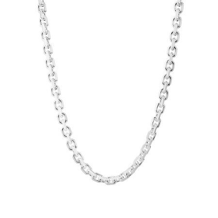 55cm (22") 7mm-7.5mm Width Tight Belcher Necklace in Sterling Silver 55cm (22") 7mm-7.5mm Width Tight Belcher Necklace in Sterling Silver