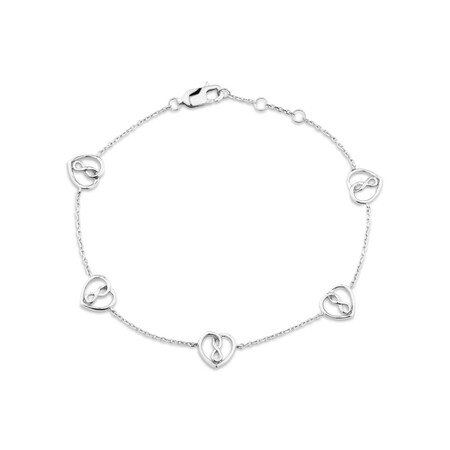 Mini Infinitas Bracelet in Sterling Silver Mini Infinitas Bracelet in Sterling Silver