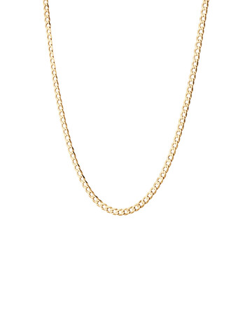 55cm (22") 3.5mm-4mm Width Curb Chain in 10kt Yellow Gold 55cm (22") 3.5mm-4mm Width Curb Chain in 10kt Yellow Gold