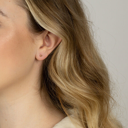 3mm Ball Stud Earrings in 10ct Yellow Gold 3mm Ball Stud Earrings in 10ct Yellow Gold