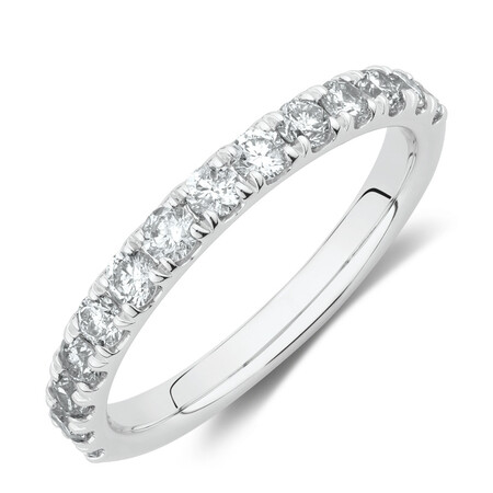 Evermore Wedding Band with 3/4 Carat TW Diamonds in 14ct White Gold Evermore Wedding Band with 3/4 Carat TW Diamonds in 14ct White Gold