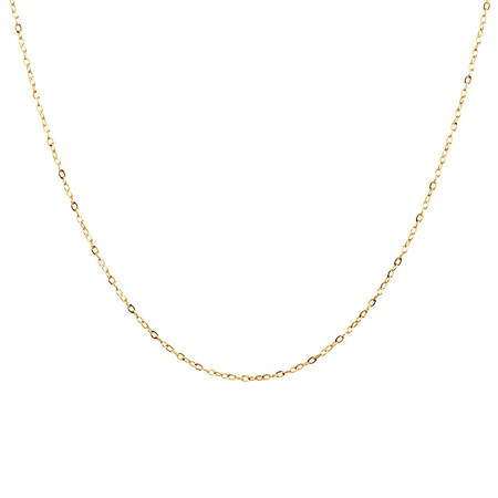 40cm (16") Solid Cable Chain in 10ct Yellow Gold 40cm (16") Solid Cable Chain in 10ct Yellow Gold