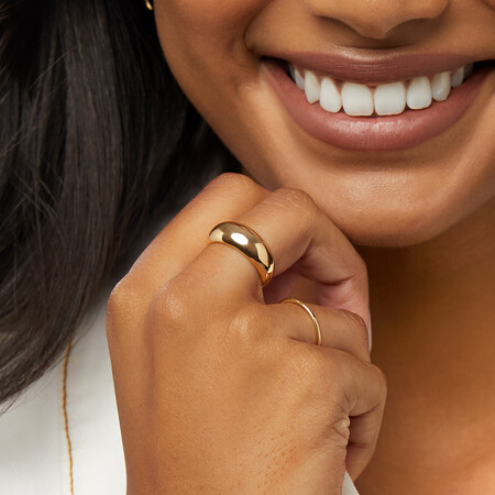 Dome Ring in 10kt Yellow Gold Dome Ring in 10kt Yellow Gold