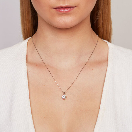 Pendant with 1/4 Carat TW of Diamonds in 10kt White Gold Pendant with 1/4 Carat TW of Diamonds in 10kt White Gold