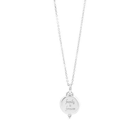 Engraved Pendant in Sterling Silver Engraved Pendant in Sterling Silver