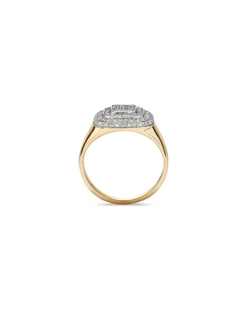 Ring with 1 Carat TW of Diamonds in 10kt Yellow Gold Ring with 1 Carat TW of Diamonds in 10kt Yellow Gold
