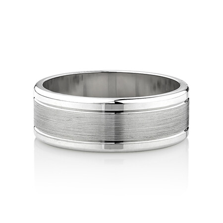Wedding Band in 10ct White Gold Wedding Band in 10ct White Gold