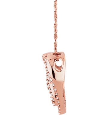 Small Infinitas Pendant with 1/4 Carat TW of Diamonds in 10kt Rose Gold Small Infinitas Pendant with 1/4 Carat TW of Diamonds in 10kt Rose Gold