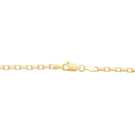 19cm (7.5") 2.5mm-3mm Width Diamond Set Belcher Bracelet in 10kt Yellow Gold 19cm (7.5") 2.5mm-3mm Width Diamond Set Belcher Bracelet in 10kt Yellow Gold