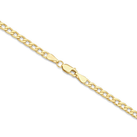 55cm (22") Hollow Curb Chain in 10kt Yellow Gold 55cm (22") Hollow Curb Chain in 10kt Yellow Gold