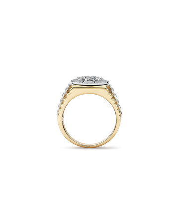 Men's Ring with 1/4 Carat TW of Diamonds in 10kt Yellow & White Gold Men's Ring with 1/4 Carat TW of Diamonds in 10kt Yellow & White Gold
