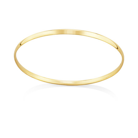 65mm Bangle in 10kt Yellow Gold 65mm Bangle in 10kt Yellow Gold
