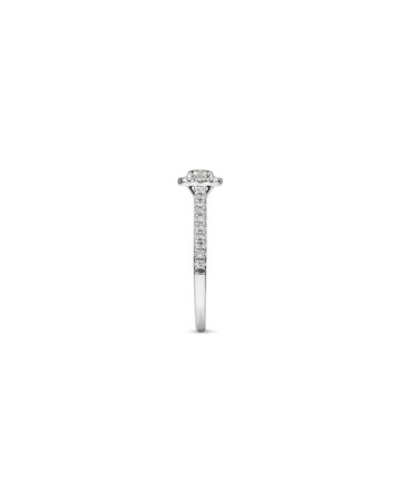 Engagement Ring with 1/2 Carat TW of Diamonds in 14kt White Gold Engagement Ring with 1/2 Carat TW of Diamonds in 14kt White Gold