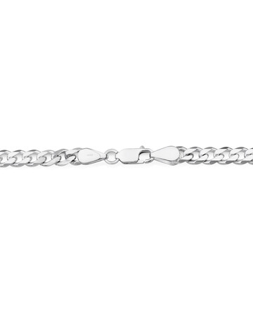 60cm (24") 5mm-5.5mm Width Curb Chain in Sterling Silver 60cm (24") 5mm-5.5mm Width Curb Chain in Sterling Silver