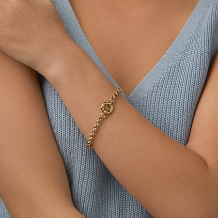19cm (7.5") Belcher Bracelet in 10kt Yellow Gold 19cm (7.5") Belcher Bracelet in 10kt Yellow Gold