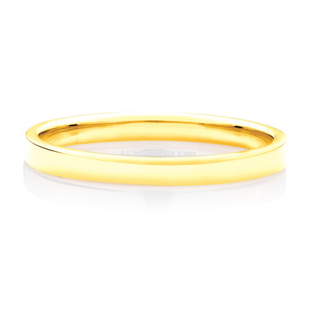 Lite Half Round Wedding Band in 10ct Yellow Gold Lite Half Round Wedding Band in 10ct Yellow Gold
