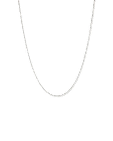 45cm (18") 2mm-2.5mm Width Belcher Chain in Sterling Silver 45cm (18") 2mm-2.5mm Width Belcher Chain in Sterling Silver
