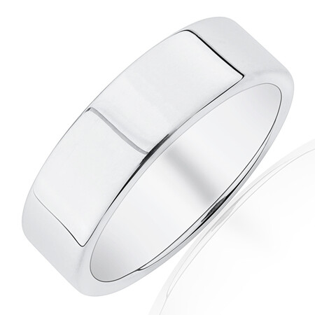 Square Edge Ring In Sterling Silver Square Edge Ring In Sterling Silver