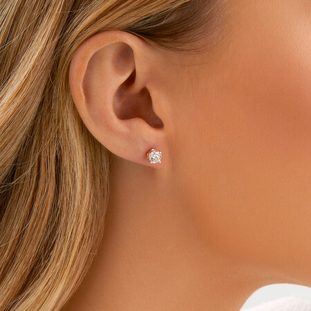 Prelude Stud Earrings with 1 Carat TW of Diamonds in 10ct Yellow Gold Prelude Stud Earrings with 1 Carat TW of Diamonds in 10ct Yellow Gold