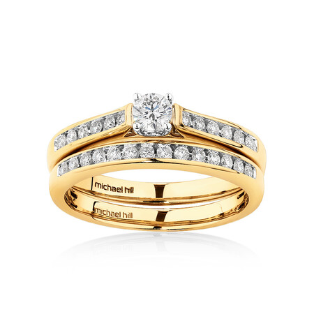 Bridal Set with 0.50 Carat TW of Diamonds in 10kt Yellow & White Gold Bridal Set with 0.50 Carat TW of Diamonds in 10kt Yellow & White Gold