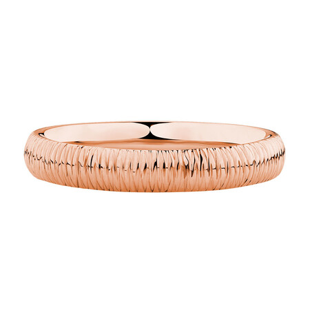 Patterned Ring in 10ct Rose Gold Patterned Ring in 10ct Rose Gold