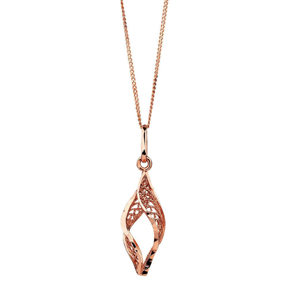 michael hill rose gold necklace