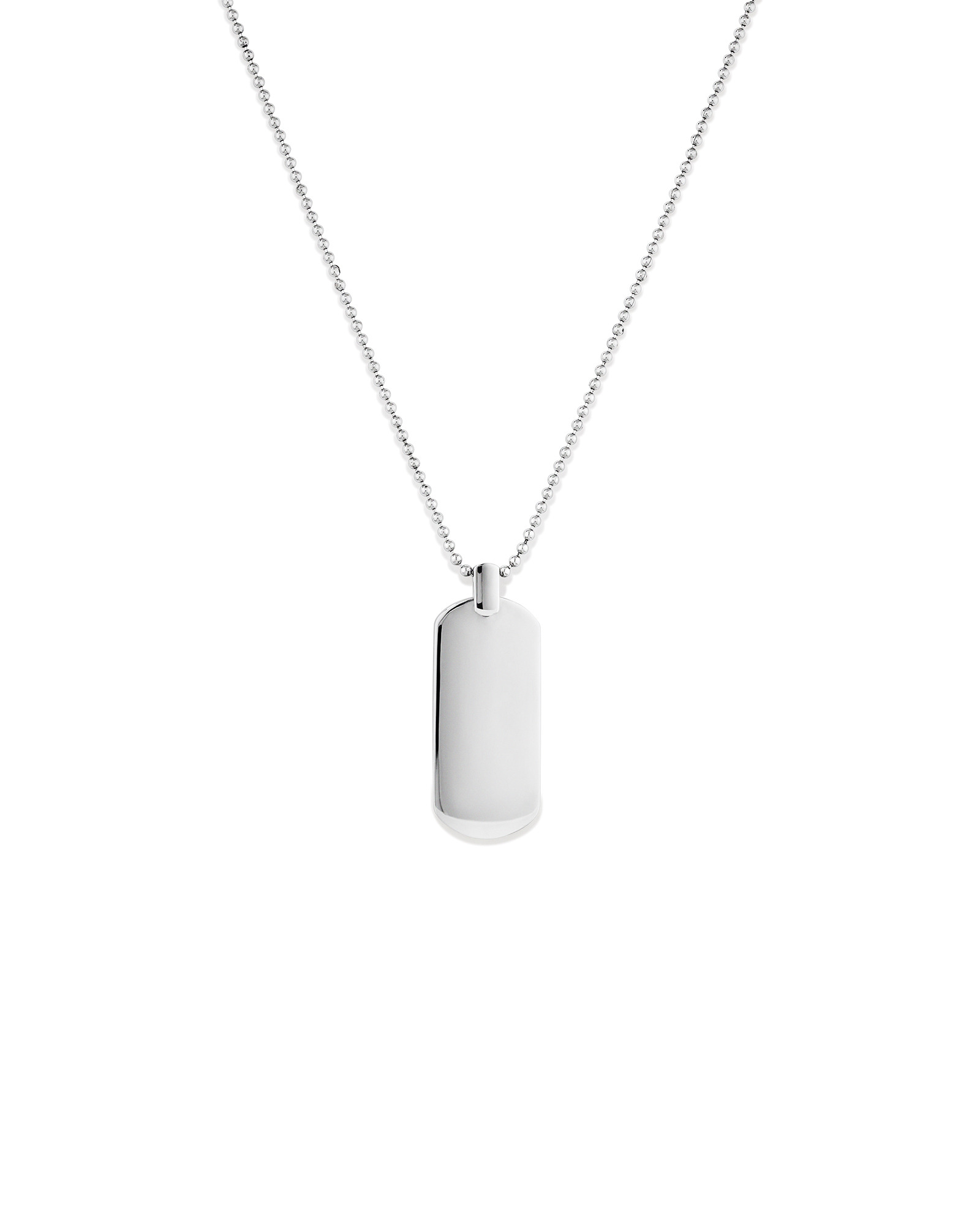 ladies dog tag necklace