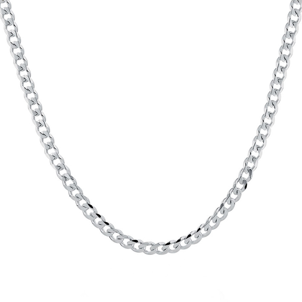 6mm-6.5mm Width Men's Curb Chain 