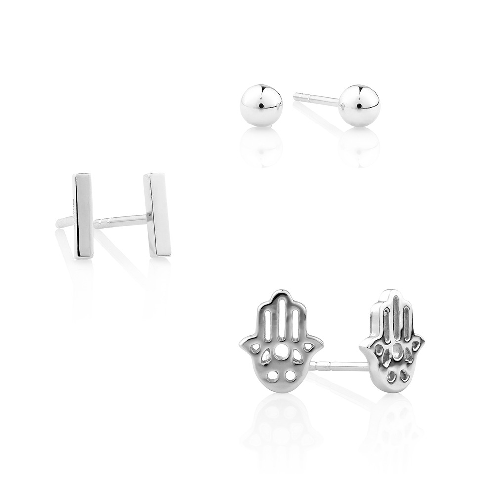 michael hill sterling silver earrings