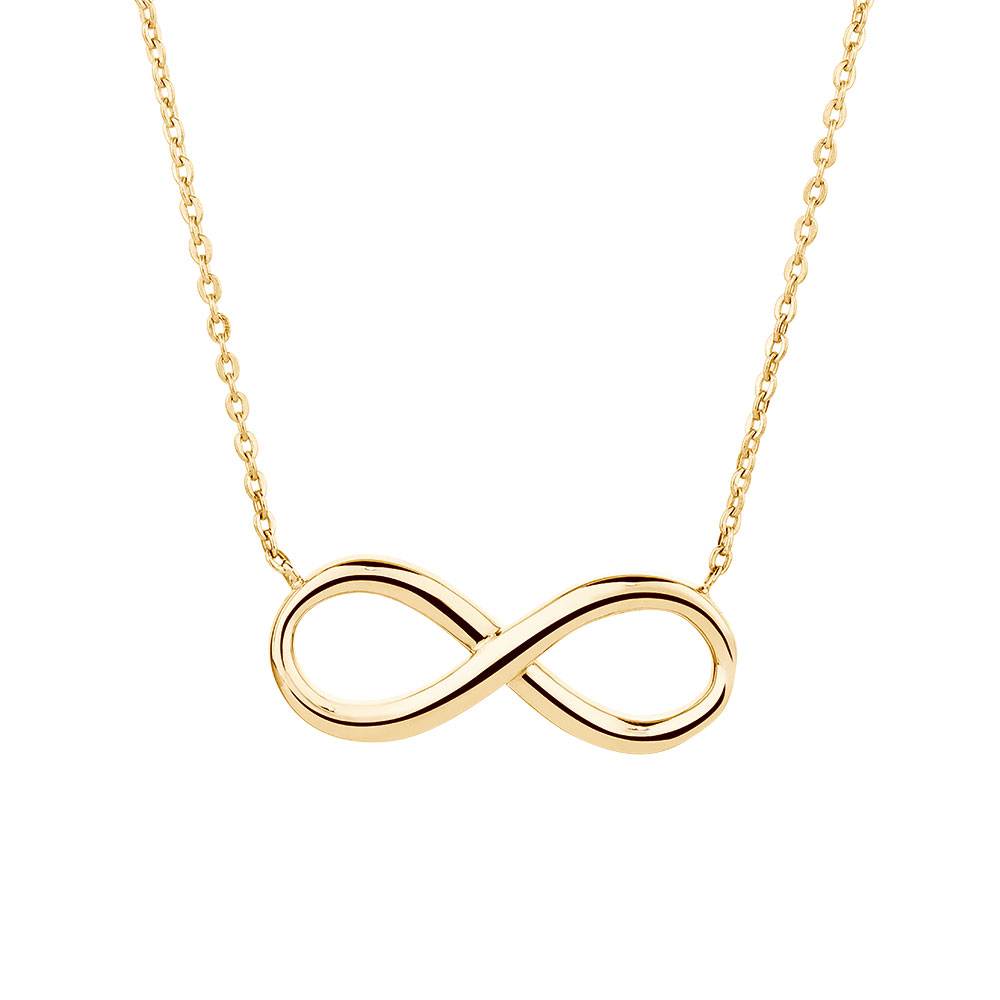 Infinity Pendant Necklace With Diamonds Infinity Pendant Necklace With Diamonds