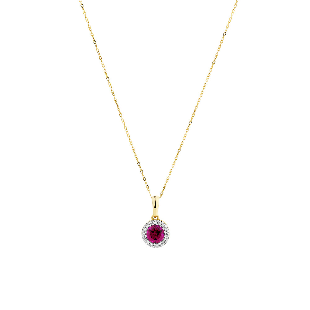 Natural Diamonds in 10kt Yellow Gold